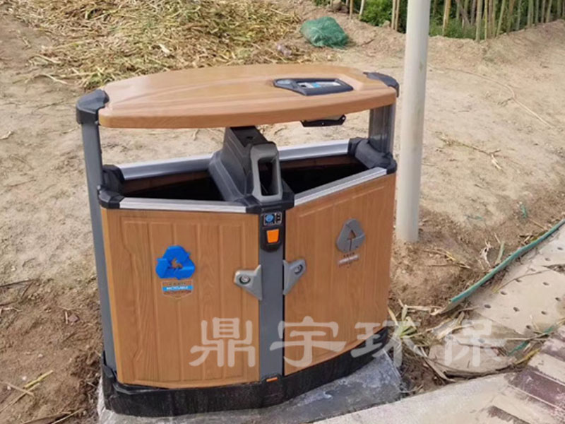 鋼木機(jī)構(gòu)果皮箱DY-B-0060